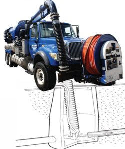 Jet Blast Vacuum Truck Cleaning Services in Maryland Line, MD