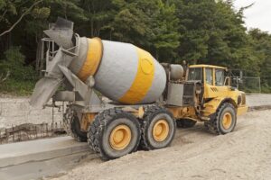 Cement mixer truck